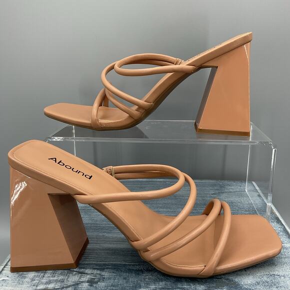 Abound Shoes - Abound Women’s Austyn Strappy Sandals Brown Size 10M